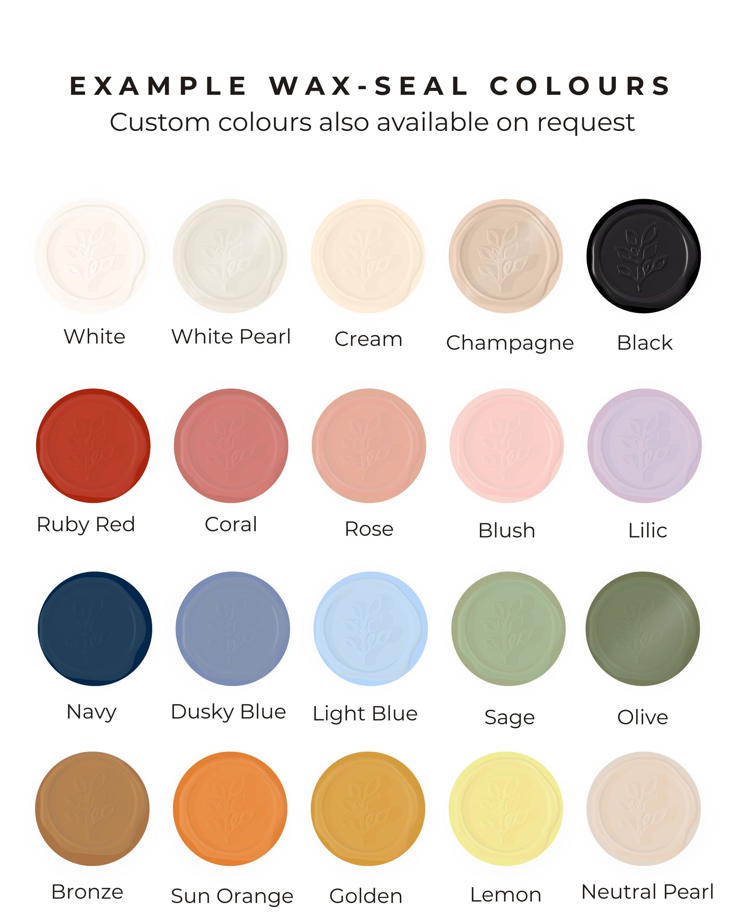 Eleanor Gold Wax Seal Wedding Menu & Place Setting