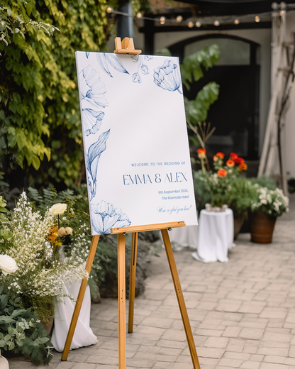 Skye | Personalised Wedding Welcome Sign