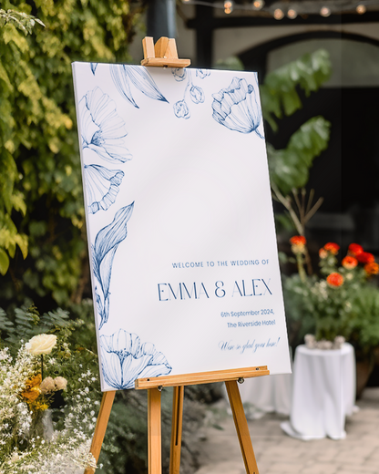 Skye | Personalised Wedding Welcome Sign