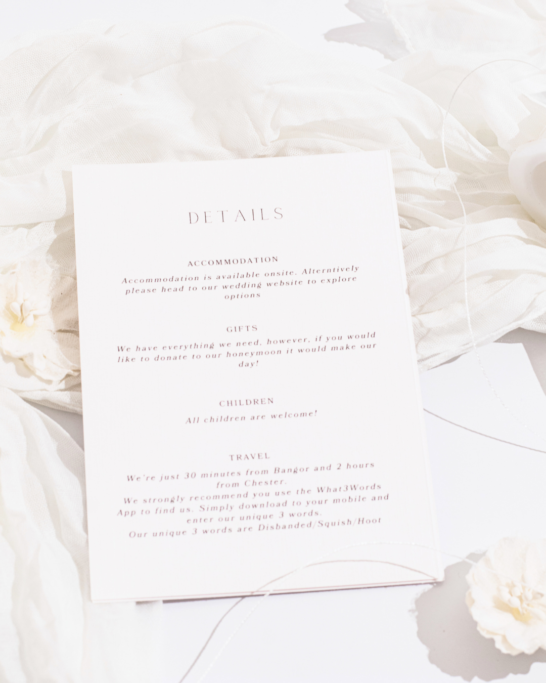 Ivory Wedding Invitation