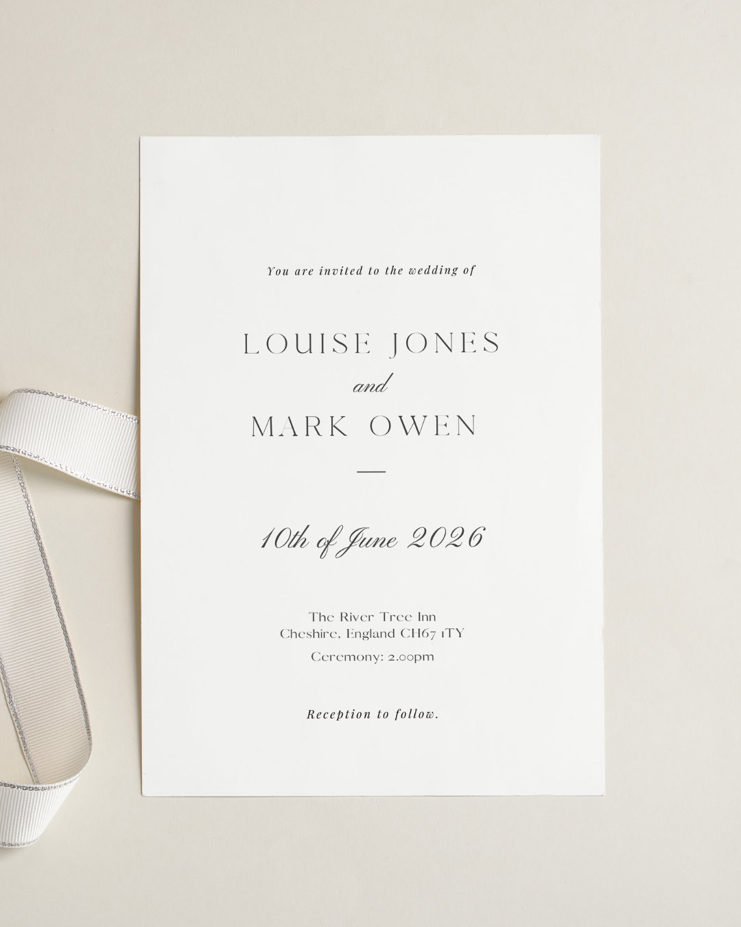 Perla Wedding Invitation