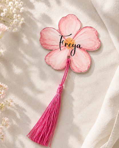 Floral Tassel Wedding Place Names Card
