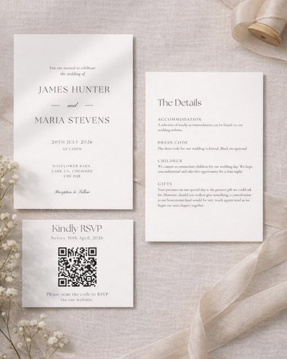 Clara Wax Seal Wedding Invitation