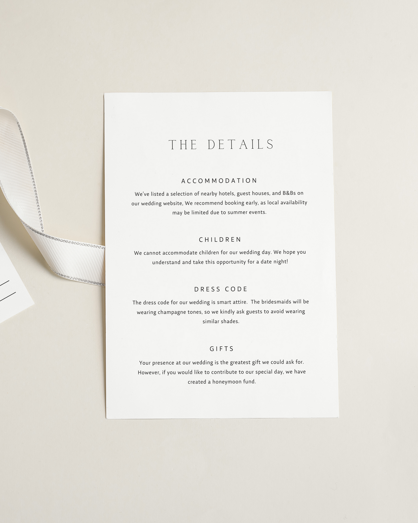 Onyx Wedding Invitation