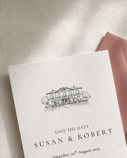 Florence Venue Illustration Save The Date