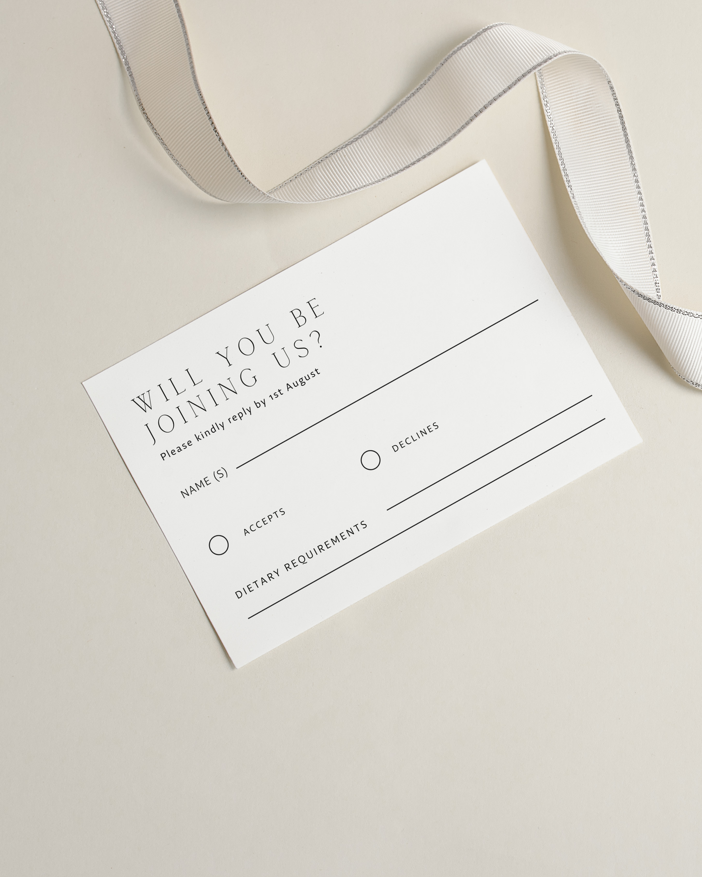 Onyx Wedding Invitation