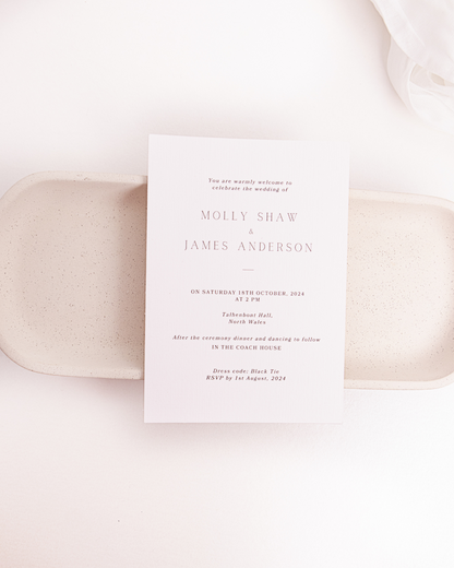 black wax seal, wedding vellum wrap invitation