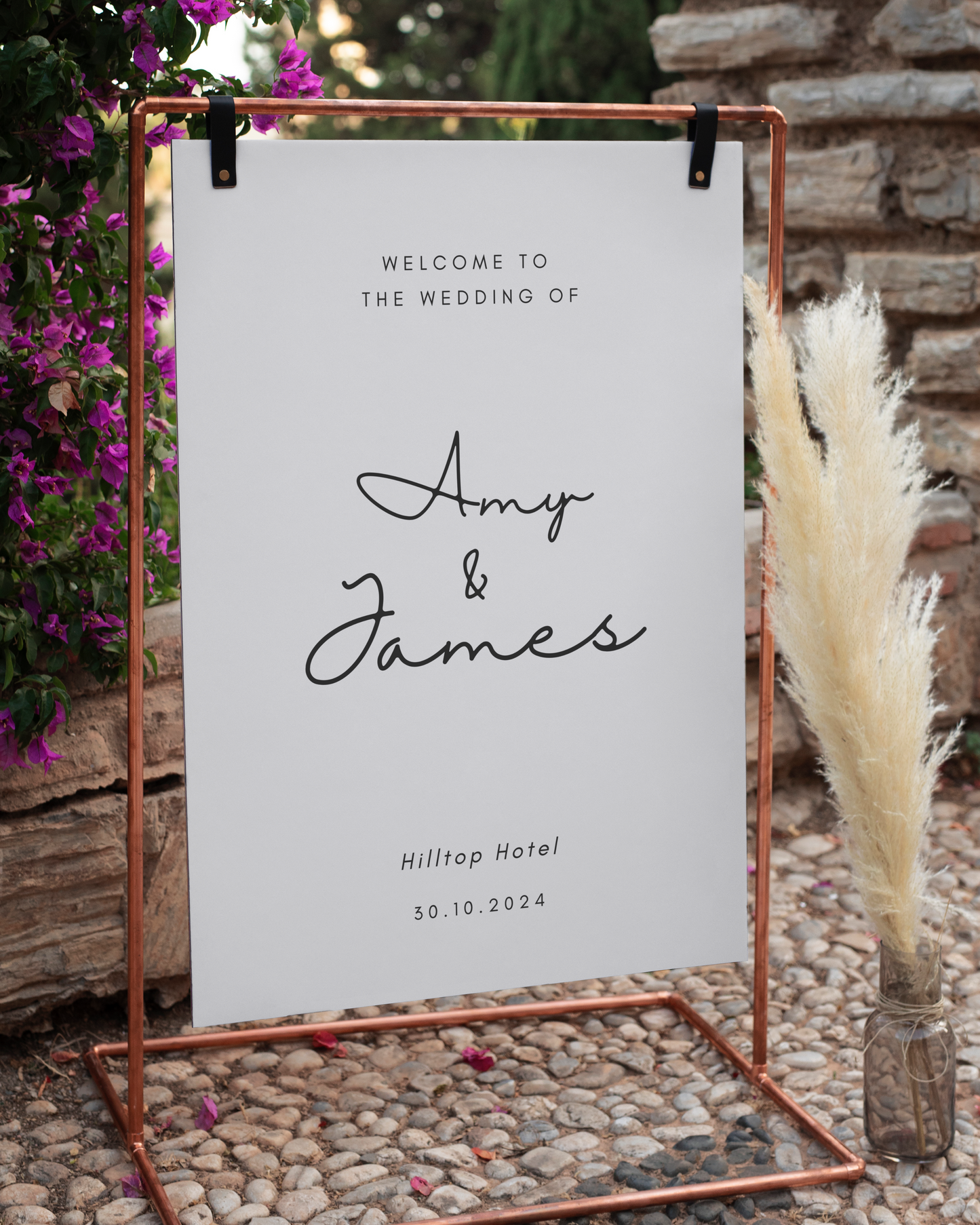 Lilah | Personalised Wedding Welcome Sign