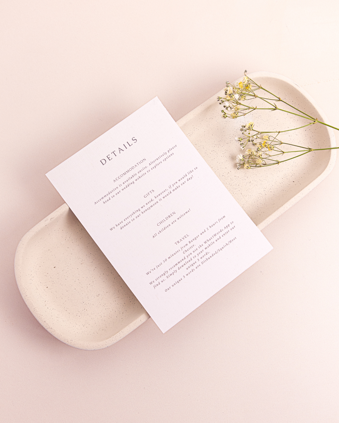 Perla Wedding Invitation