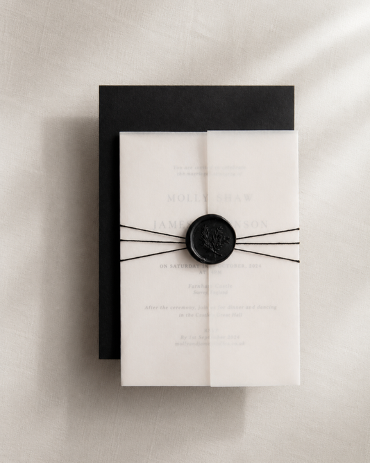 Onyx Wedding Invitation