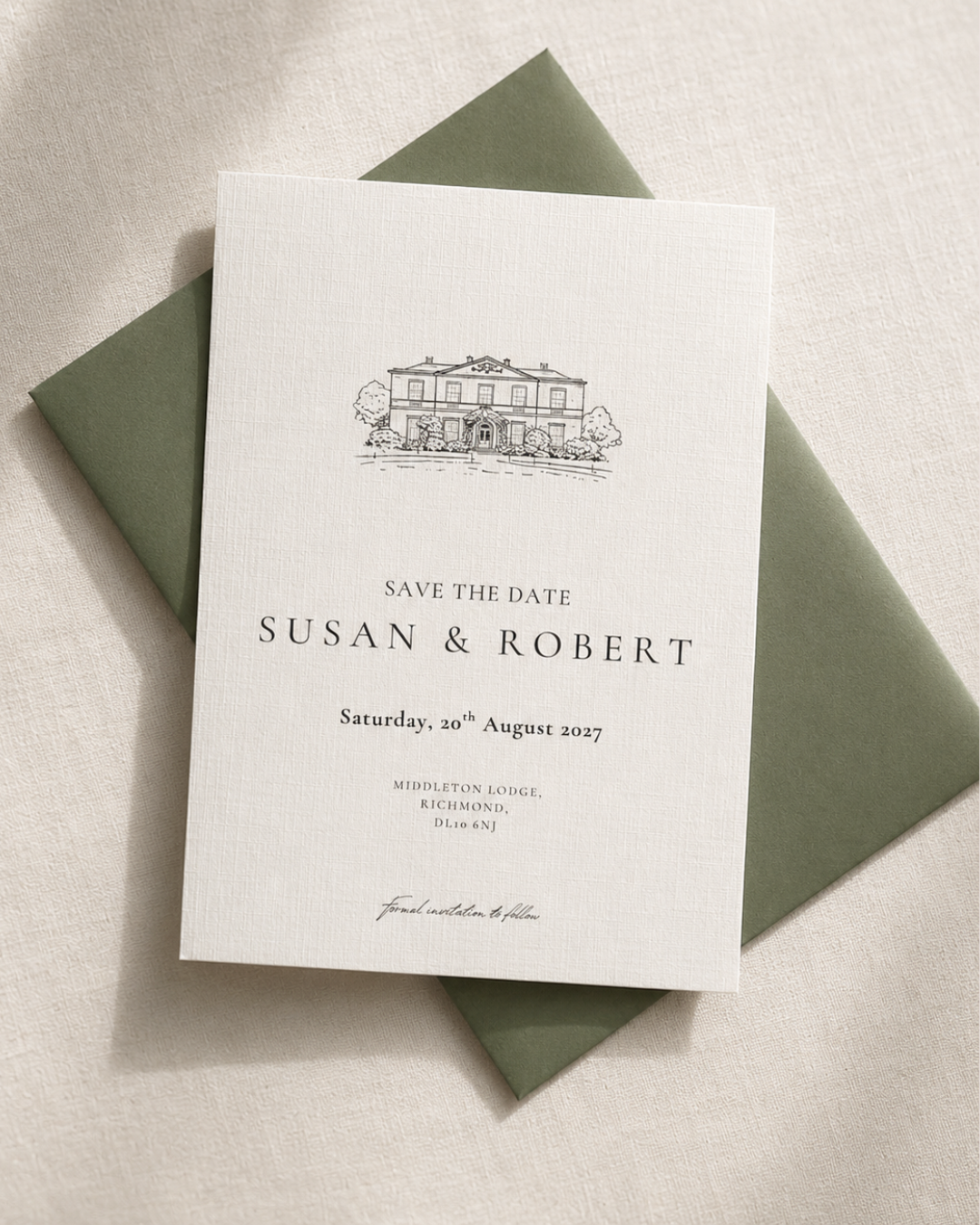 Florence Venue Illustration Save The Date