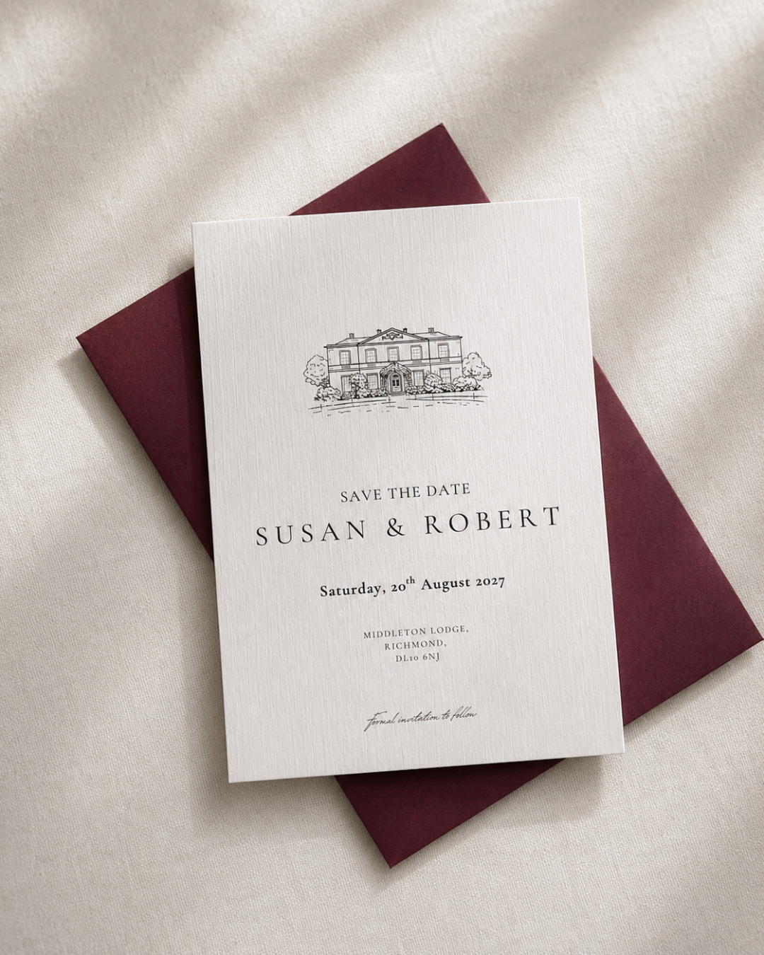 Florence Venue Illustration Save The Date