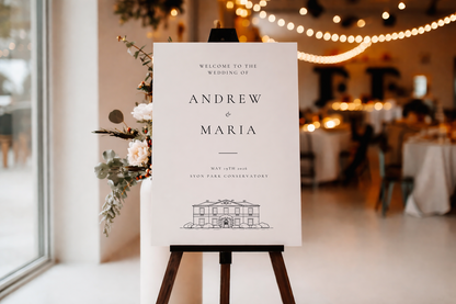 Eleanor | Personalised Wedding Welcome Sign